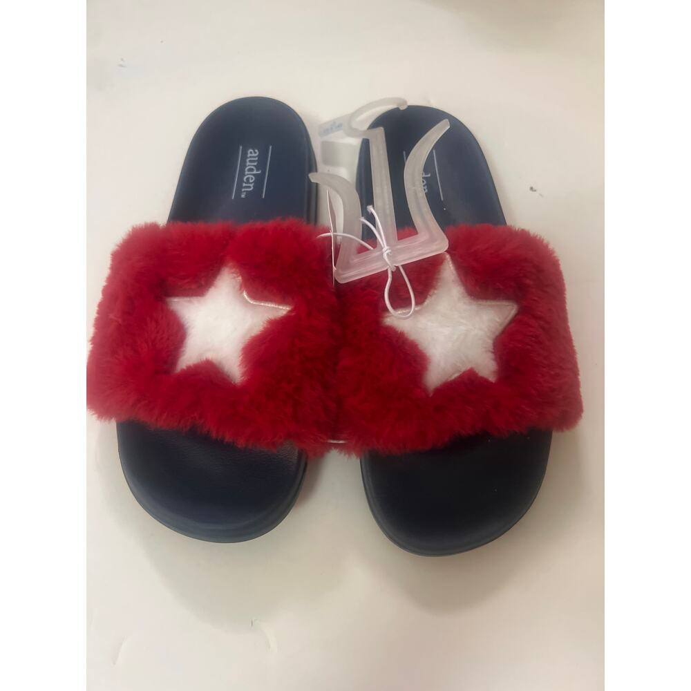 AUDEN FAUX FUR SLIPPERS SIZE L 9/10